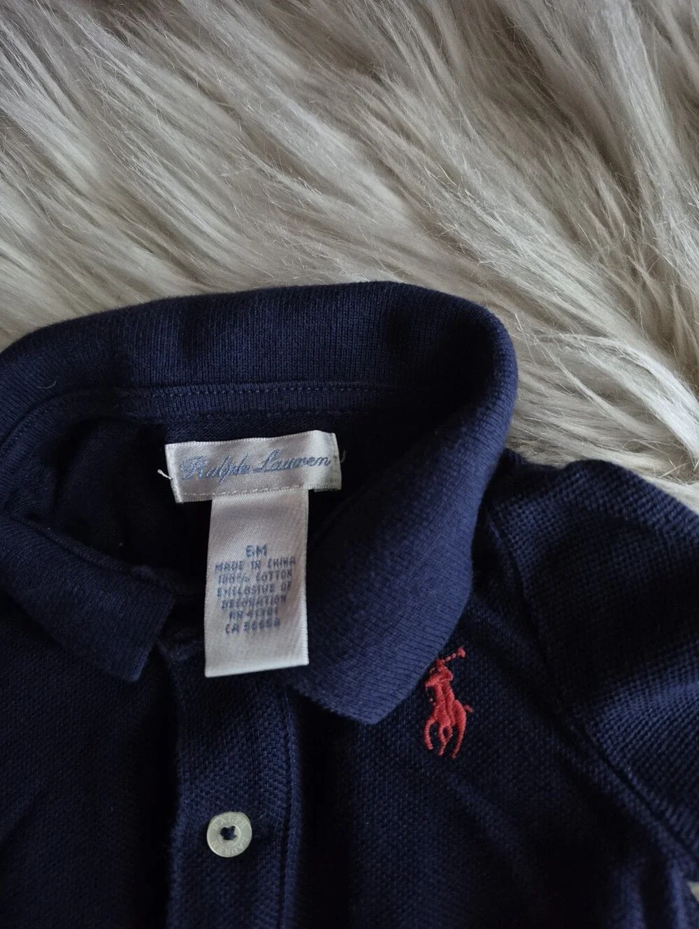 Ralph Lauren Navy Baby Polo Romper and Short-Sleeve Polo Set